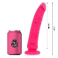 delta club - dildo realista rosa silicona medica 23 cm -o- 4.5 cm