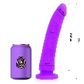 delta club - dildo realista lila silicona medica 23 cm -o- 4.5 cm